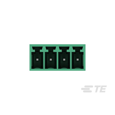 TE Connectivity 3.5mm Pitch 8 Way Vertical Pluggable Terminal Block, Header, Through Hole, Solder Termination