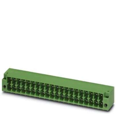 Phoenix Contact 3.5mm Pitch 10 Way Right Angle Pluggable Terminal Block, Header, Through Hole, Solder Termination