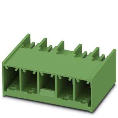 Phoenix Contact 7.62mm Pitch 4 Way Pluggable Terminal Block, Header, Plug-In