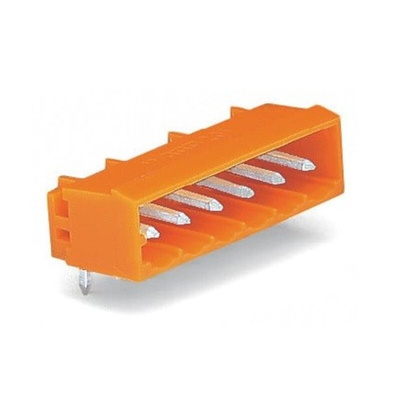 Wago 5.08mm Pitch 8 Way Pluggable Terminal Block, Header