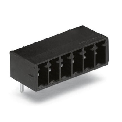 Wago 3.5mm Pitch 5 Way Pluggable Terminal Block, Header