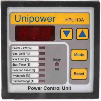 Unipower 8 A Motor Load Monitor, 120 → 575 V ac