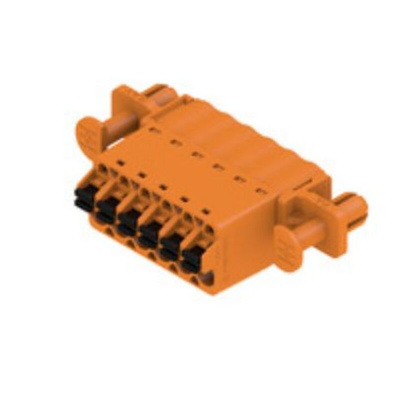 Weidmuller 5.08mm Pitch 6 Way Pluggable Terminal Block, Header, PCB Mount