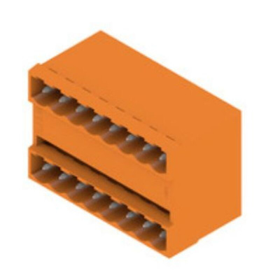 Weidmuller 5.08mm Pitch 16 Way Pluggable Terminal Block, Header, PCB Mount