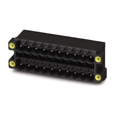 Phoenix Contact 5.08mm Pitch 2 Way Right Angle Pluggable Terminal Block, Header, Through Hole, Solder Termination