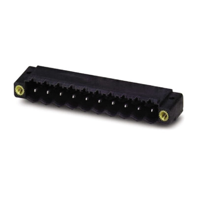 Phoenix Contact 5.08mm Pitch 9 Way Right Angle Pluggable Terminal Block, Header, Through Hole, Solder Termination