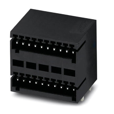Phoenix Contact 2.5mm Pitch 12 Way Pluggable Terminal Block, Header, Solder Termination