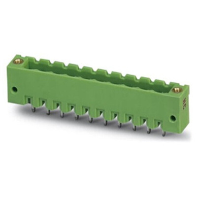 Phoenix Contact 5.0mm Pitch 3 Way Pluggable Terminal Block, Header, Solder Termination