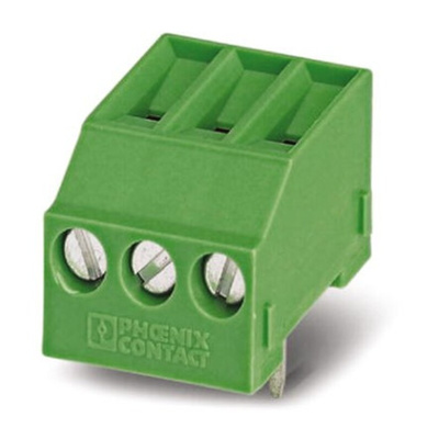 Phoenix Contact 5mm Pitch 9 Way Pluggable Terminal Block, Plug, Screw Termination