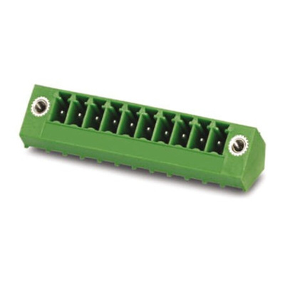 Phoenix Contact 3.81mm Pitch 12 Way Pluggable Terminal Block, Header, Solder Termination