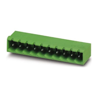 Phoenix Contact 5.0mm Pitch 3 Way Pluggable Terminal Block, Header, Solder Termination