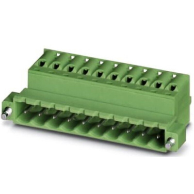Phoenix Contact 5.08mm Pitch 5 Way Pluggable Terminal Block, Inverted Plug, Cable Mount, Spring Cage Termination