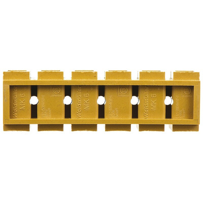 Weidmuller SAK Series Non-Fused Terminal Block, 6-Way, 41A, 22 → 10 AWG Wire, Screw Termination