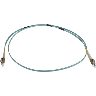 RS PRO OM3 Multi Mode Fibre Optic Cable LC to LC 900μm 1m