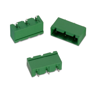 Wurth Elektronik 7.62mm Pitch 12 Way Pluggable Terminal Block, Header, PCB Mount, Solder Termination