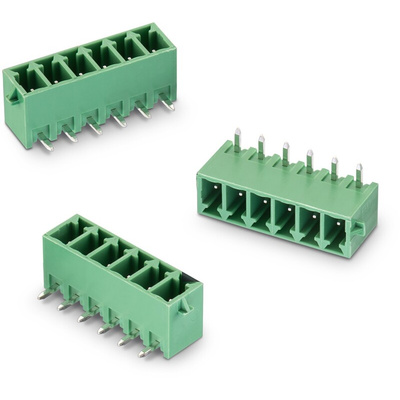 Wurth Elektronik 3.81mm Pitch 2 Way Horizontal Pluggable Terminal Block, Header, Through Hole, Solder Termination