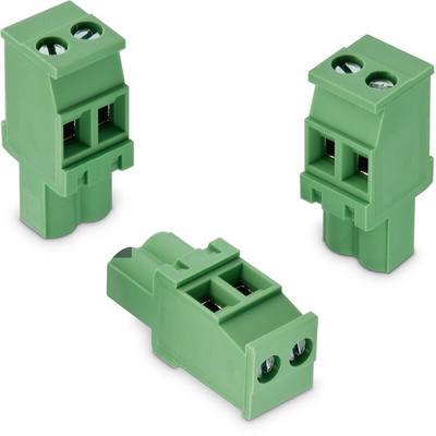 Wurth Elektronik 5mm Pitch 5 Way Horizontal Pluggable Terminal Block, Plug, Cable Mount, Solder Termination