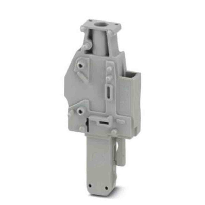 6.2mm Pitch 1 Way Pluggable Terminal Block, Plug, DIN Rail, Screw Termination