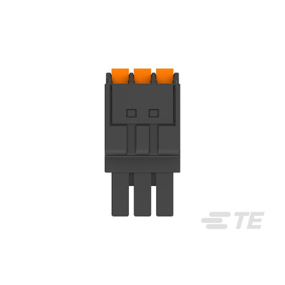 TE Connectivity 5mm Pitch 3 Way Pluggable Terminal Block, Plug, Plug-In