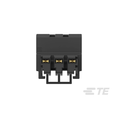 TE Connectivity 5mm Pitch 3 Way Pluggable Terminal Block, Plug, Plug-In
