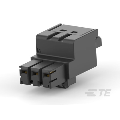 TE Connectivity 5mm Pitch 3 Way Pluggable Terminal Block, Plug, Plug-In