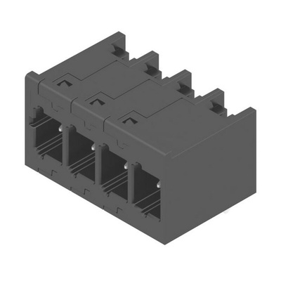 Weidmuller 5mm Pitch 4 Way Pluggable Terminal Block, Header, Plug-In