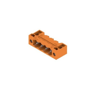 Weidmuller 5.08mm Pitch 4 Way Pluggable Terminal Block, Header, PCB Mount