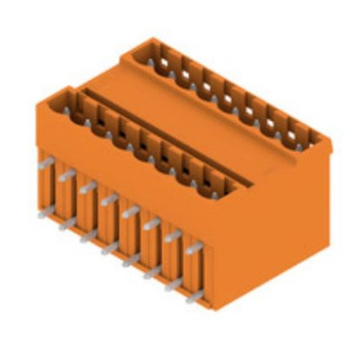Weidmuller 5.08mm Pitch 16 Way Pluggable Terminal Block, Header, PCB Mount