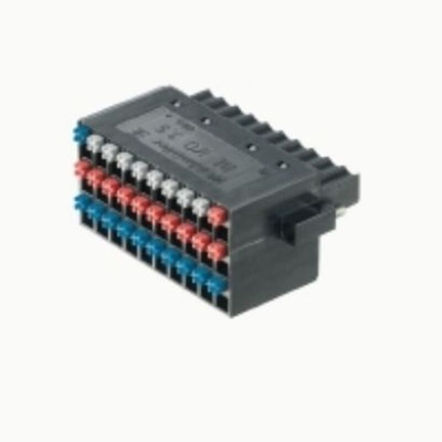 Weidmuller 3.5mm Pitch 30 Way Pluggable Terminal Block, Plug, PCB