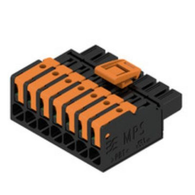 Weidmuller 5mm Pitch 7 Way Pluggable Terminal Block, Plug, PCB Mount