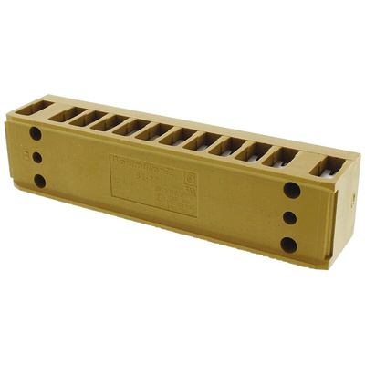 Weidmuller SAK Series Non-Fused Terminal Block, 12-Way, 32A, 22 → 12 AWG Wire, Screw Termination