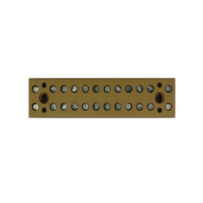 Weidmuller SAK Series Non-Fused Terminal Block, 12-Way, 32A, 22 → 12 AWG Wire, Screw Termination