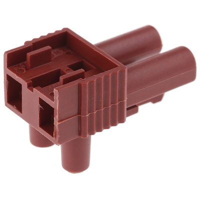 RS PRO Non-Fused Terminal Block, 2-Way, 16A, 2.5 mm² Wire, Screw Down Termination