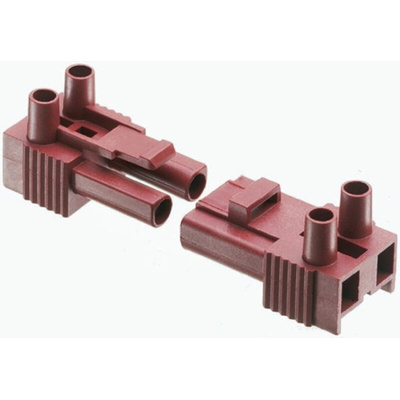 RS PRO Non-Fused Terminal Block, 2-Way, 16A, 2.5 mm² Wire, Screw Down Termination