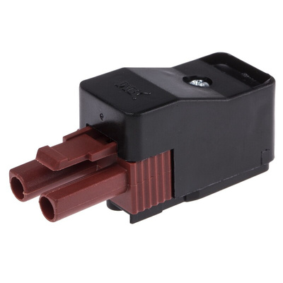 RS PRO Non-Fused Terminal Block, 2-Way, 16A, 2.5 mm² Wire, Screw Down Termination