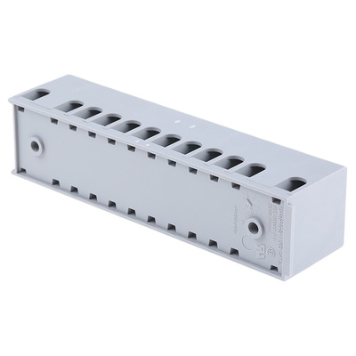 Phoenix Contact UK Series G 5/12 Non-Fused Terminal Block, 12-Way, 32A, 24 → 12 AWG Wire, Screw Down Termination