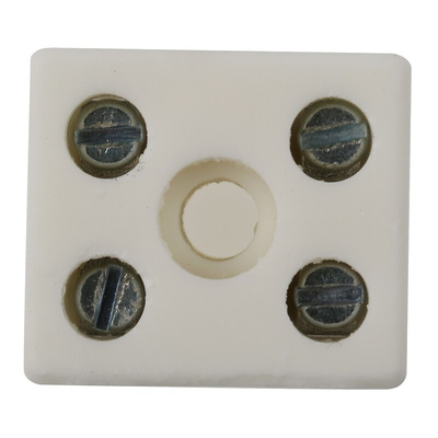 RS PRO Non-Fused Terminal Block, 2-Way, 57A, 8 AWG Wire, Screw Down Termination