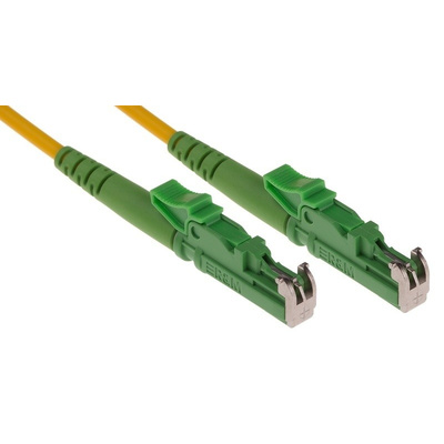 RS PRO OS1 Single Mode Fibre Optic Cable E2000 to E2000 9/125μm 2m