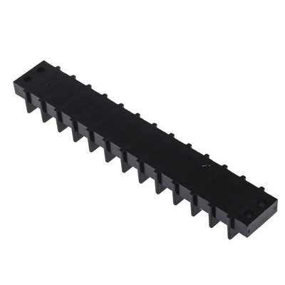 RS PRO Non-Fused Terminal Block, 12-Way, 20A, 12 AWG Wire, Screw Termination
