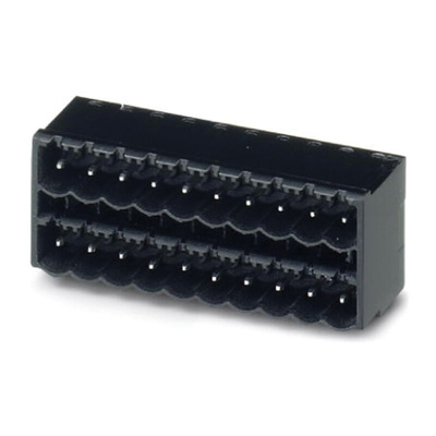 Phoenix Contact 5.08mm Pitch 14 Way Right Angle Pluggable Terminal Block, Header, Through Hole, Solder Termination