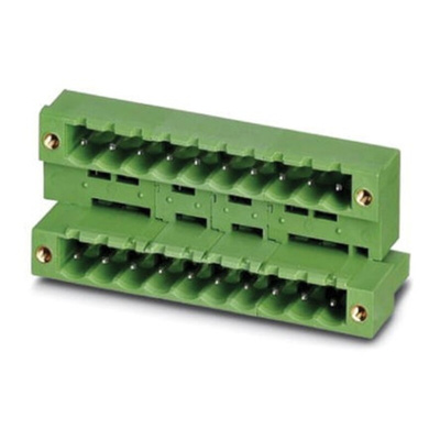 Phoenix Contact 5.0mm Pitch 6 Way Pluggable Terminal Block, Header, Solder Termination