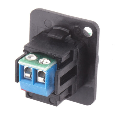 RS PRO Terminal Block Connector, 2-Way, 10A, Feed Through Termination