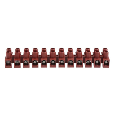 RS PRO Disconnect Terminal Block, 12-Way, 76A, 16 mm² Wire, Screw Termination