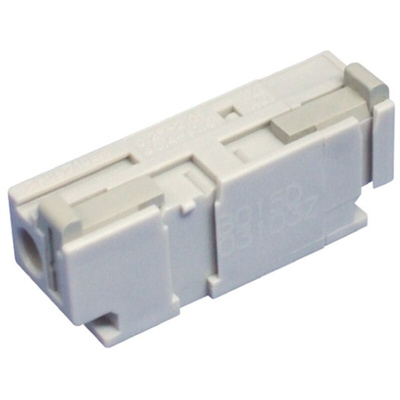 Sato Parts Non-Fused Terminal Block, 1-Way, 10A, 24 → 14 AWG, 26 → 14 AWG Wire, Spring Cage Termination