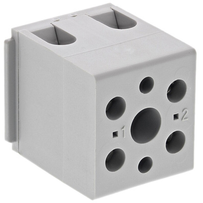 Phoenix Contact UK Series G 5/ 2 Non-Fused Terminal Block, 2-Way, 32A, 24 → 12 AWG Wire, Screw Down Termination