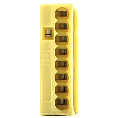 Wago 243 MICRO PUSH WIRE Series Junction Box Connector, 8-Way, 6A, 22 → 20 AWG Wire, Push In Termination