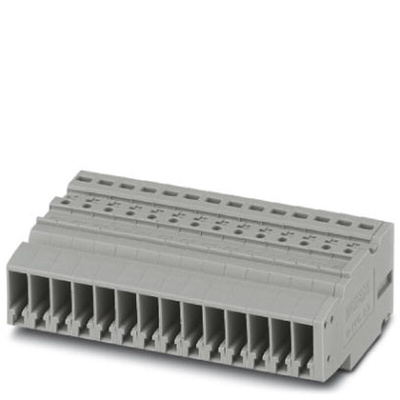 Phoenix Contact COMBI Series PPC 2,5/14 Non-Fused Terminal Block, 24A, 26 → 12 AWG, 26 → 14 (Flexible)