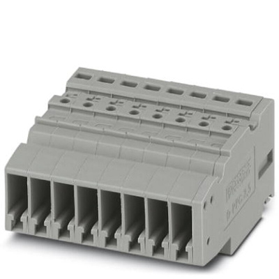 Phoenix Contact COMBI Series PPC 2,5/8 Non-Fused Terminal Block, 24A, 26 → 12 AWG, 26 → 14 (Flexible) AWG
