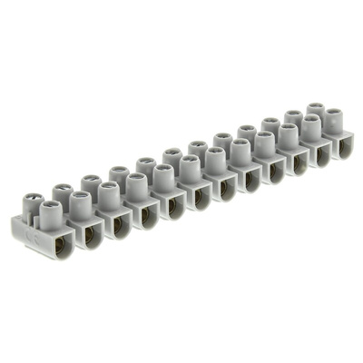 Legrand Non-Fused Terminal Block, 12-Way, 32A, 10 mm² Wire, Screw Down Termination