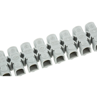 Legrand Non-Fused Terminal Block, 12-Way, 25A, 6 mm² Wire, Screw Down Termination